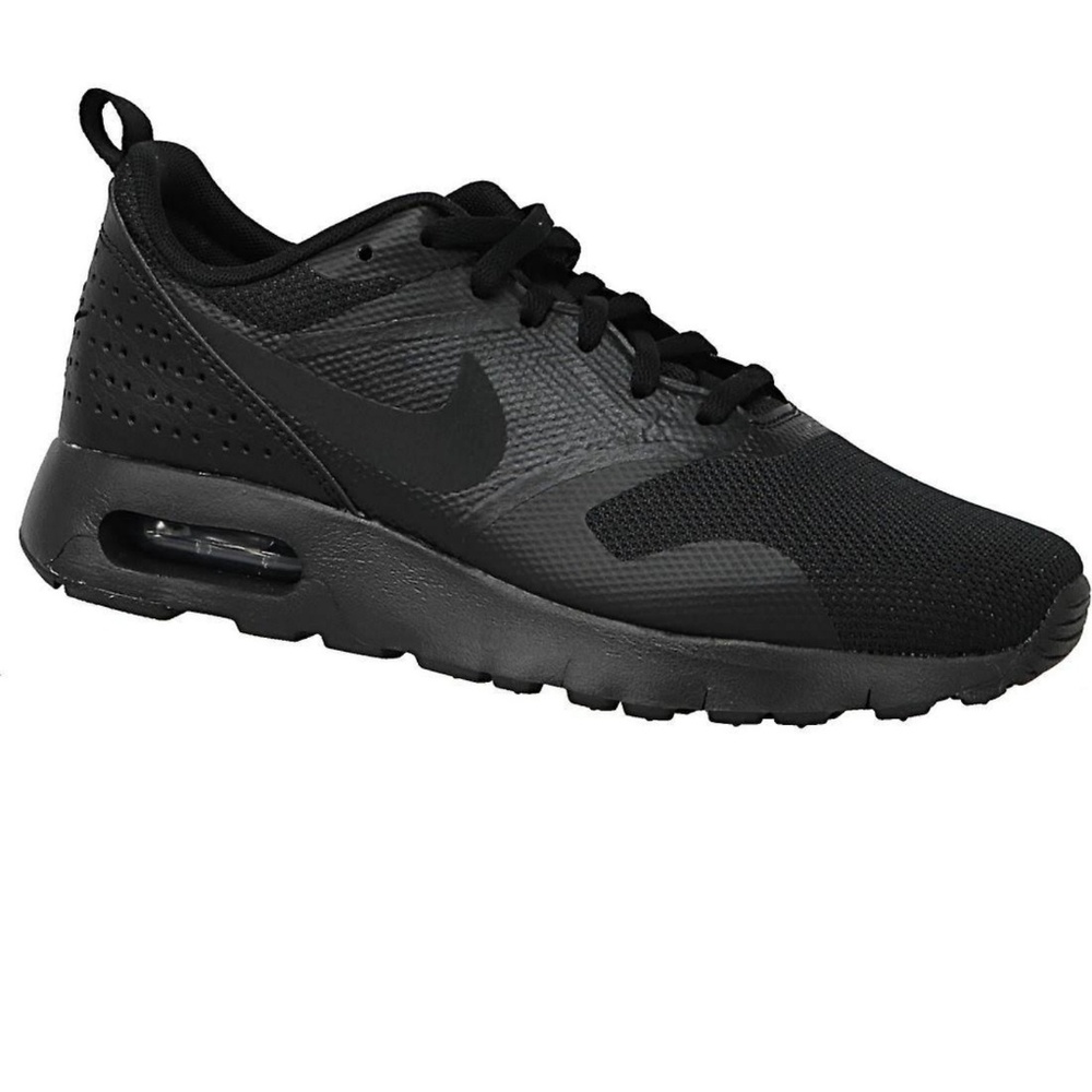 Black Nike Air Max Tavas, Size 4Y